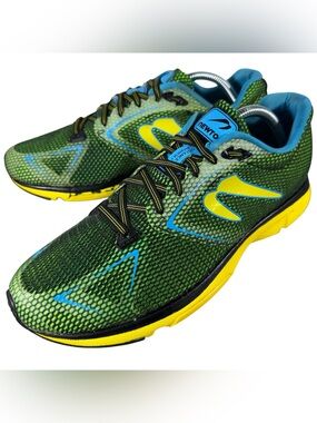 Newton Running Distance S 12 Forest Green/Yellow Men's Size 10